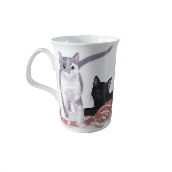 Roy Kirkham cat coffee cup mug - Picture 2 of 6